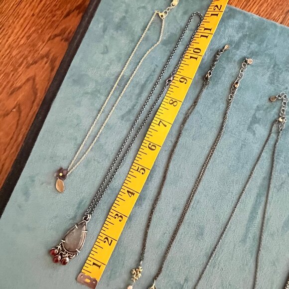 Stunning OOAK Designer Oxidized Silver Sabine Sjostrand 'EON DSGN' Necklace - Picture 4 of 8